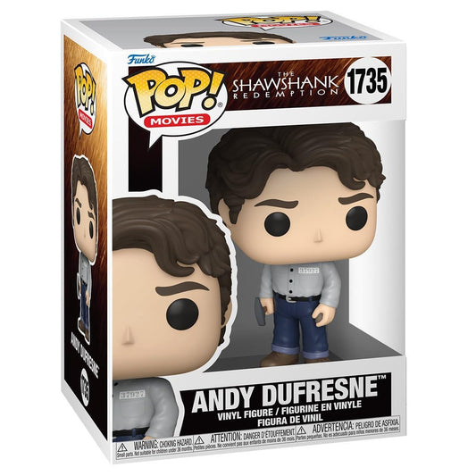 Andy Dufresne Funko Pop! Movies: The Shawshank Redemption - Approx. 4" Collectible Vinyl Figure #1735 with Window Display Box