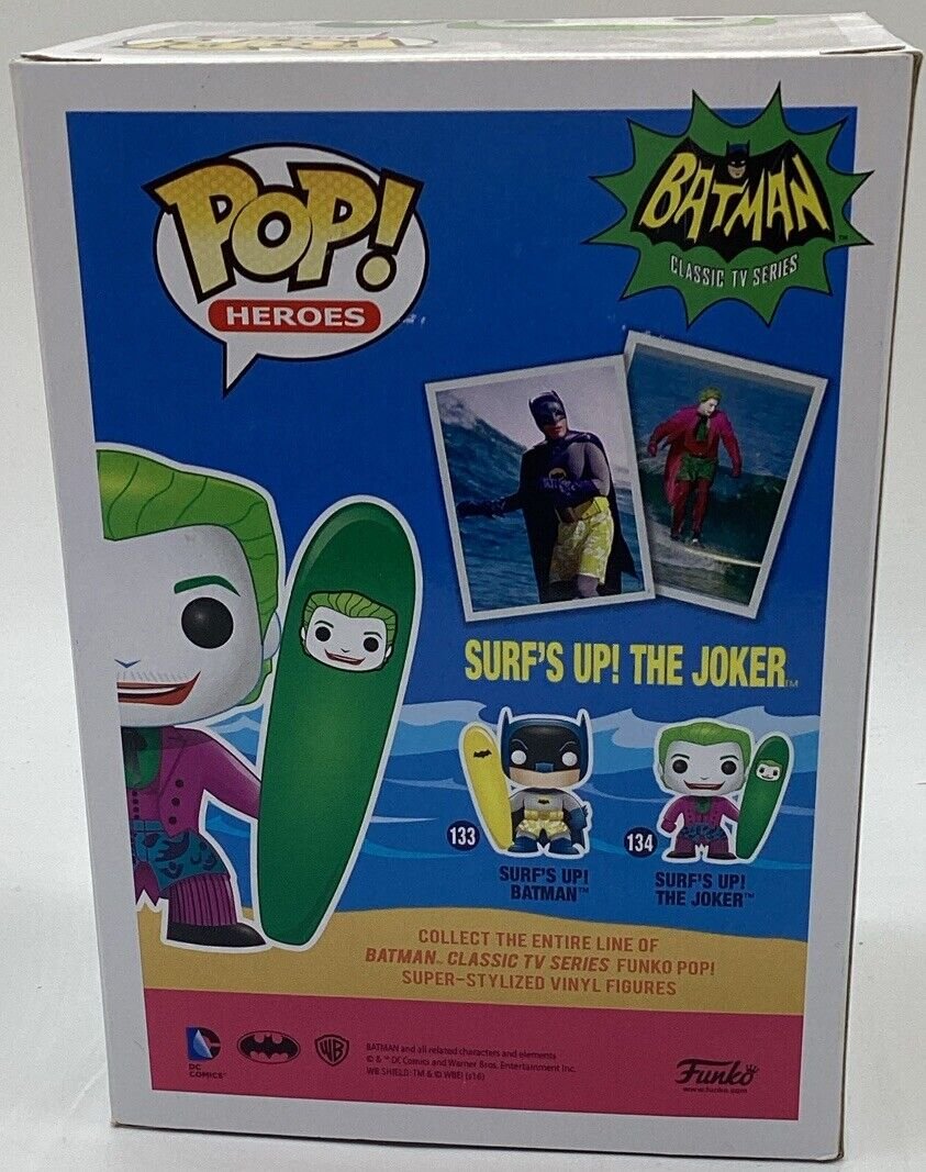 Funko Pop! Vinyl: DC Universe - The Joker Surfs Up #134 With Protector