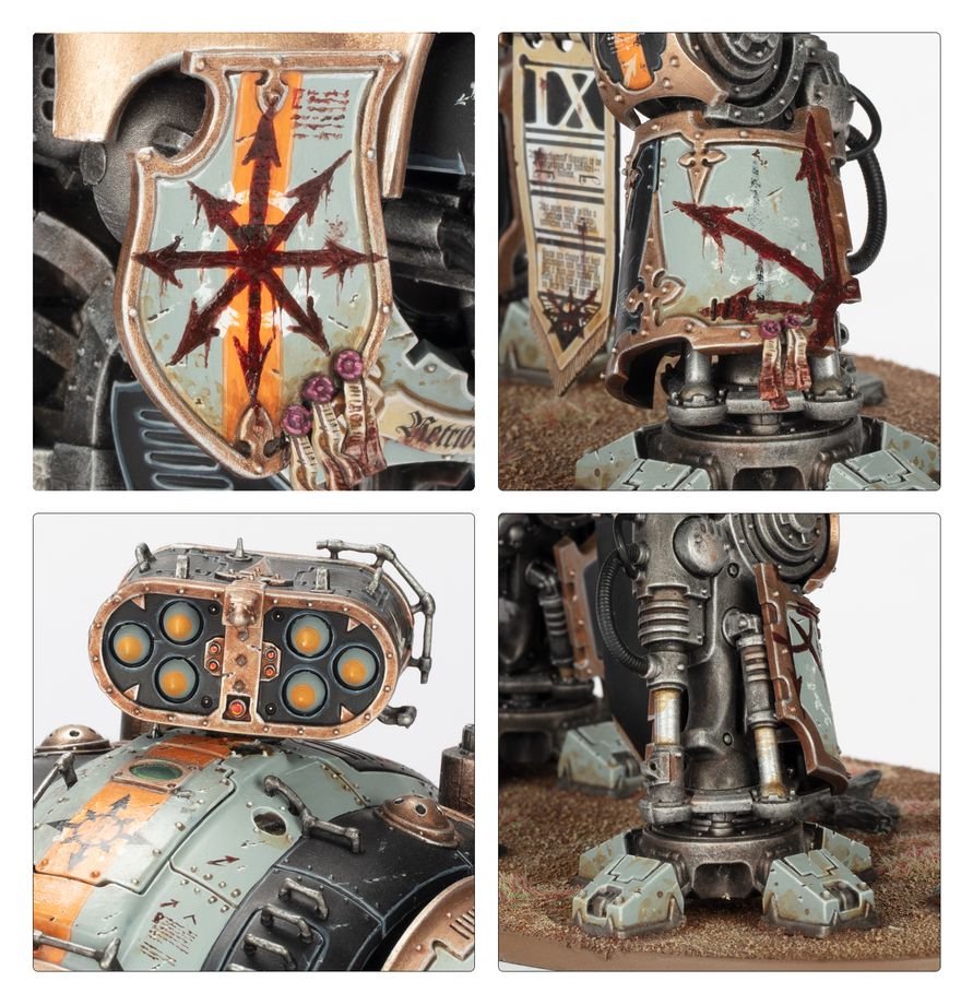 Warhammer 40K Imperial Knights Knight Questoris Model Kit – Multipart Plastic War Machine Figure with 6 Build Configurations for Warhammer 40,000 Armies (PRE-ORDER)