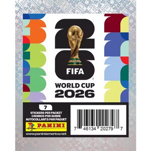 Panini FIFA World Cup 2026 Sticker Pack Single Pack, Official Soccer Collectible Stickers for Album, Trading & Sports Memorabilia, World Cup Stickers 2026