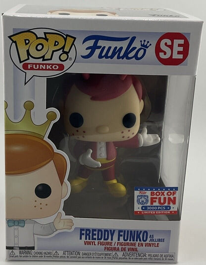 Funko Pop! SE Freddy Funko As Jollibee 2021 Box Of Fun 3000 Pcs