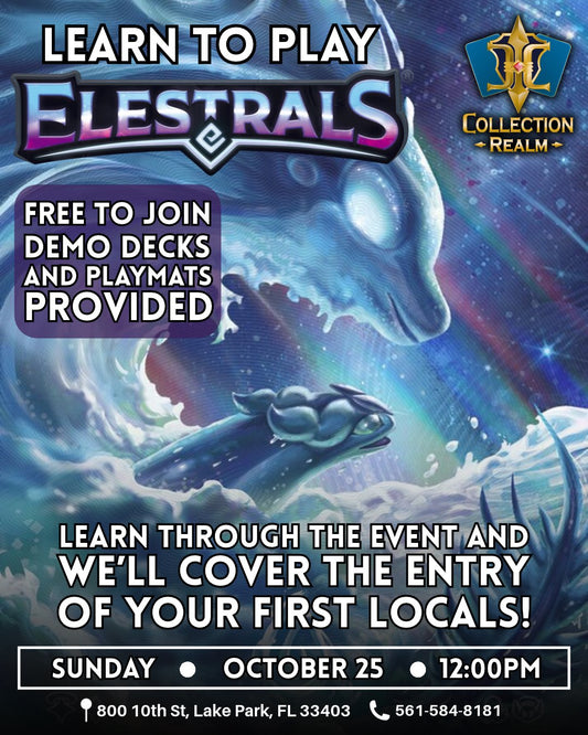 Elestral Learn to Play Event – October 25 2026 (Sunday 12PM)