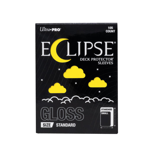 Ultra PRO Eclipse Gloss Standard Deck Protector Sleeves Lemon Yellow 105 Count – Opaque Card Sleeves for TCG, Trading Cards, Smooth Shuffle, Durable Card Deck Protection (PRE-ORDER AUGUST)