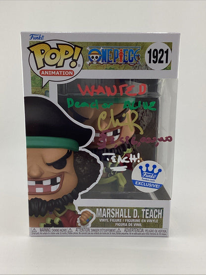 Funko Pop! One Piece - Marshall D. Teach - Funko Excl Signed Chris R #1921
