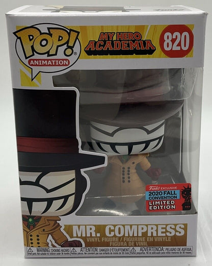 Funko Pop! Vinyl: MHA - Mr. Compress #820 - New York Comic Con Hot Topic