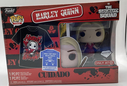 Funko POP Tees DC Harley Quinn Diamond Medium Target Exclusive