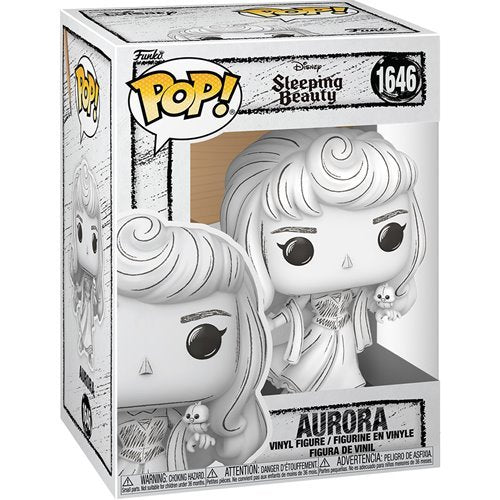Aurora #1646 Funko Pop! Disney Sketched Sleeping Beauty - Approx. 4" Collectible Vinyl Figure Bundled with Display Box Protector Case - Estimated Arrival: Oct. 2025 (PRE-SALE)