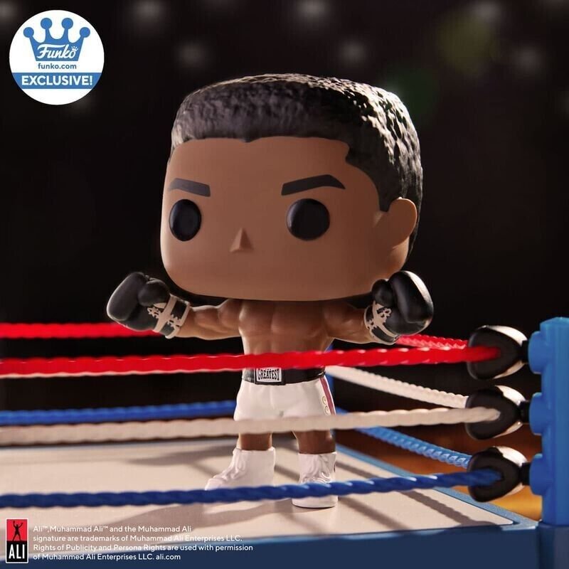 Muhammad Ali Arms Raised Funko Pop! Icon Ali - Approx. 4" Collectible Exclusive Vinyl Figure #80 with Display Box Protector Case