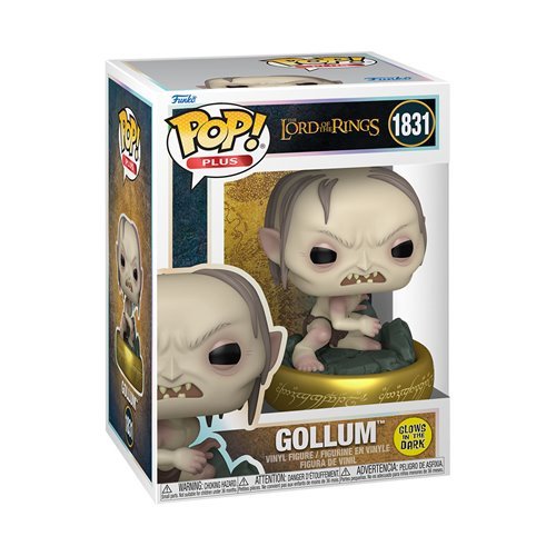 Gollum #1831 Funko Pop! Plus The Lord of the Rings - Approx. 3 3/4" Glows In The Dark Collectible Vinyl Figure
