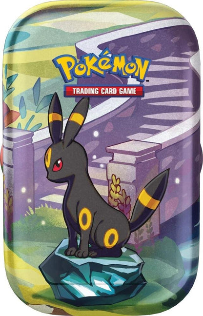 Pokémon TCG Prismatic Mini Tin – Booster Packs + Art Card