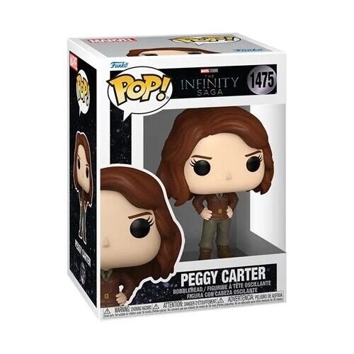 Peggy Carter Funko Pop! Marvel Studios MCU Archives The Infinity Saga - Approx. 4" Collectible Vinyl Figure #1475 with Display Box Protector Case