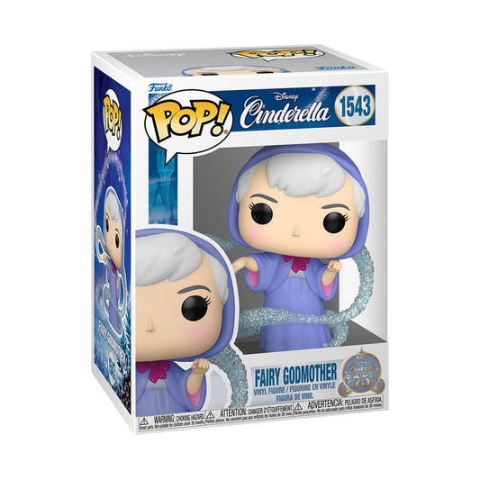 Fairy Godmother Funko Pop! Disney Cinderella 75th Anniversary - Approx. 3 3/4" Collectible Vinyl Figure #1543 with Display Box Protector Case (PRE-SALE)