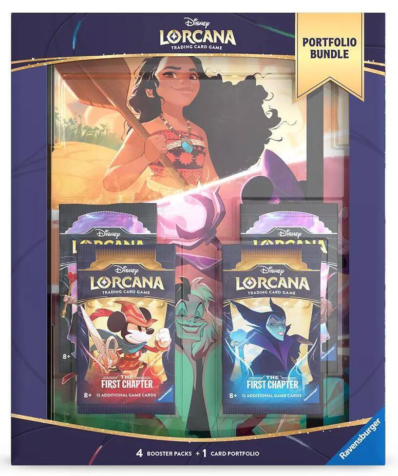 collecting lorcana cards Lorcana TCG Portfolio Bundle The First Chapter Card Storage Set – COLLECTION  REALM