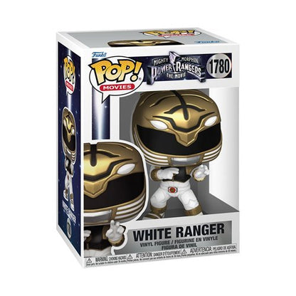 White Ranger #1780 Funko Pop! Movies Mighty Morphin Power Rangers: The Movie - Approx. 3 3/4" Collectible Vinyl Figure Bundled with Display Box Protector Case