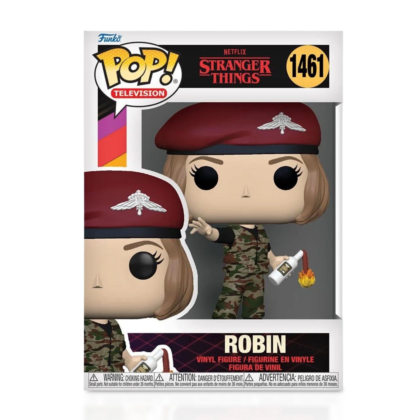 Robin with Cocktail Funko Pop! Television: Netflix Stranger Things - Approx. 4" Collectible Vinyl Figure #1461 with Display Box Protector Case