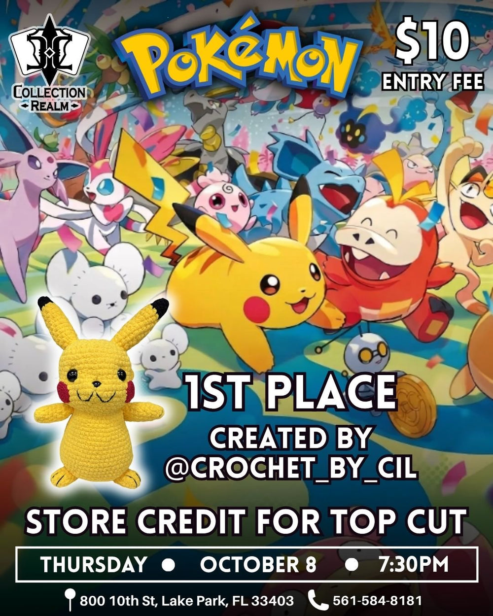 Pokémon TCG Tournament – October 8, 2026 (Thursday 7:30 PM)