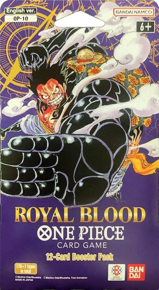 One Piece TCG OP-10 Royal Blood English Blister Pack- Collectible Trad COLLECTION REALM One Piece TCG OP-10 Royal Blood English Blister Pack- Collectible Trad COLLECTION REALM