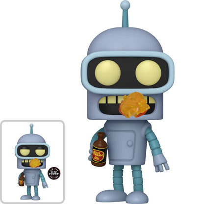 Bender Funko Pop! Animation: Futurama - 1 in 6: CHANCE OF CHASE- Approx. 4 1/2" Collectible Specialty Series Exclusive Vinyl Figure #1757 with Window Display Box