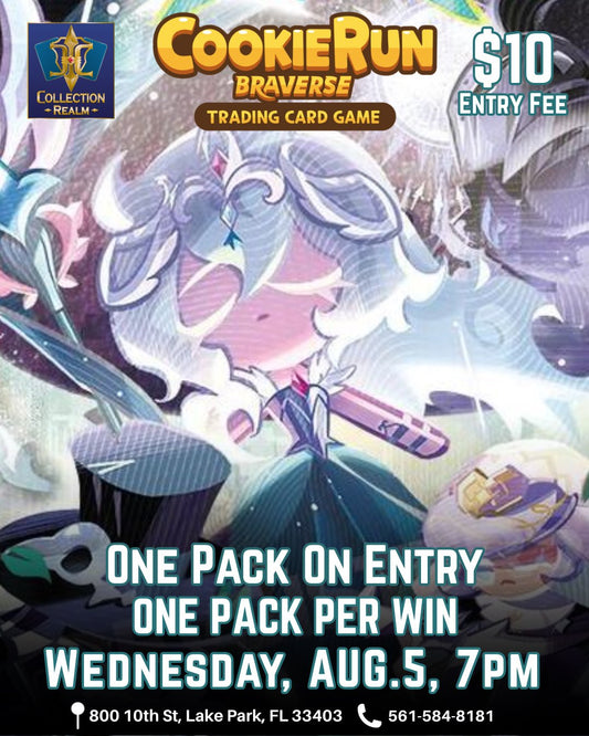 CookieRun Braverse TCG Tournament – August 5, 2026 (Wednesday 7:00 PM)