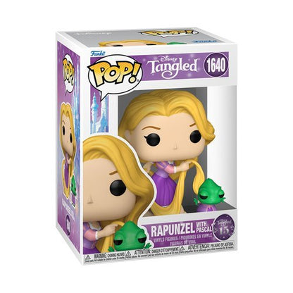 Rapunzel with Pascal #1640 Funko Pop! Tangled 15th Anniversary - Approx. 4" (Rapunzel) and 1 1/4" (Pascal) Collectible Vinyl Figures Bundled with Display Box Protector Case - Estimated Arrival: Oct. 2025 (PRE-SALE)