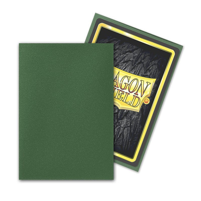 Dragon Shield Japanese Matte Sleeves, Forest Green, 60 Count, Japanese Size Trading Card Protectors for Yu-Gi-Oh! and Cardfight!! Vanguard