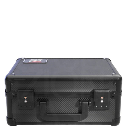 Zion Cases Slab Case X Carbon Fiber – Graded Card Storage Case, Holds Up to 110 Slabs, Premium Foam Interior, TSA-Approved Locks, Durable Collector Case for Travel and Storage (PRE-ORDER)