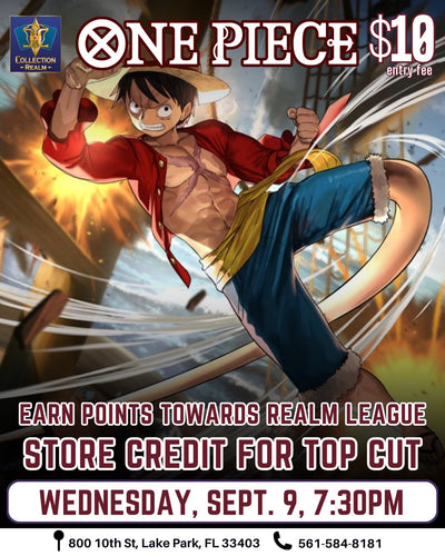 One Piece Card Game Tournament – September 9, 2026 (Wednesday 7:30 PM)