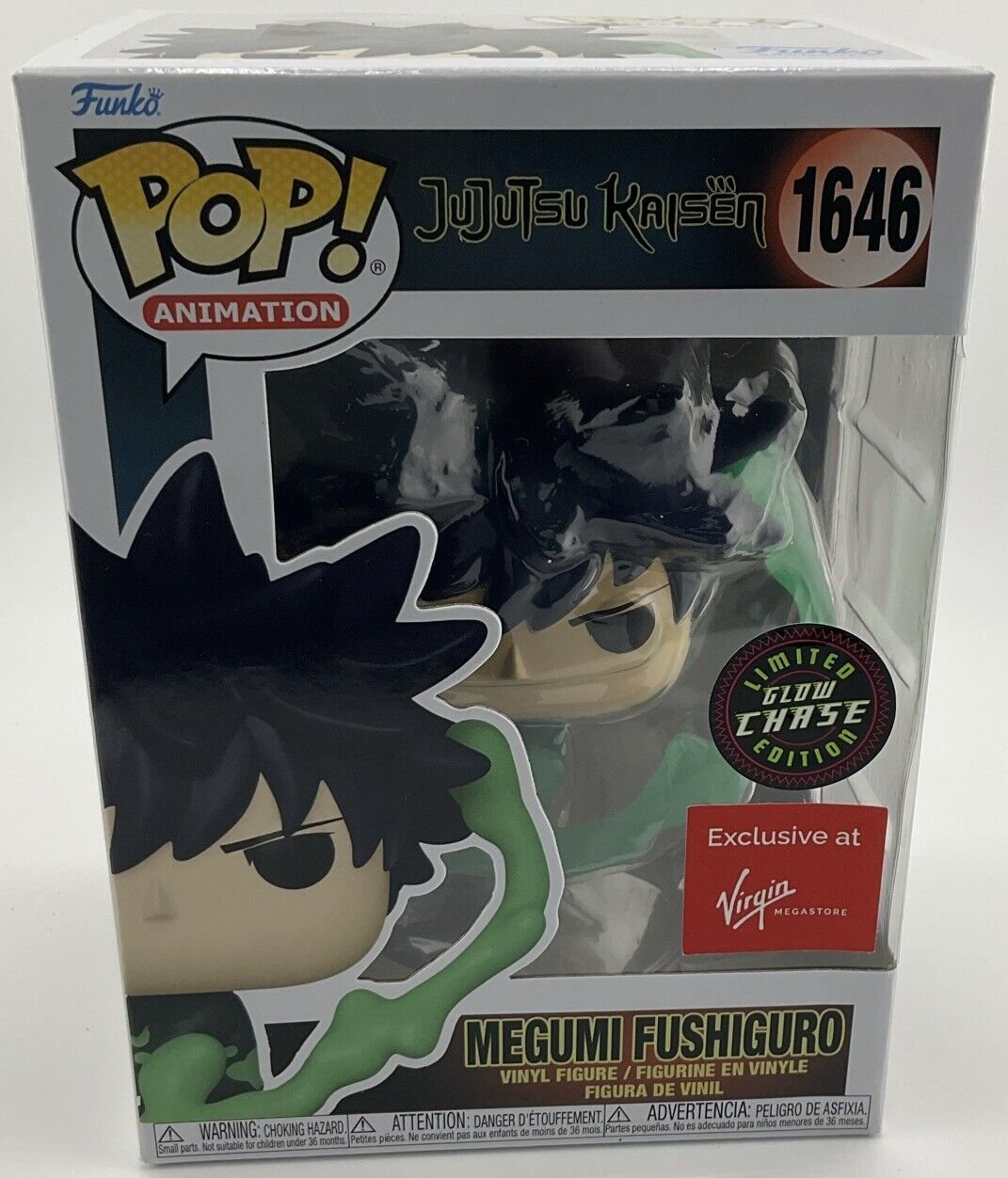 Funko Pop! Vinyl: Megumi Fushiguro #1646 (Glow) (Chase) (Virgin Megastore Exc)