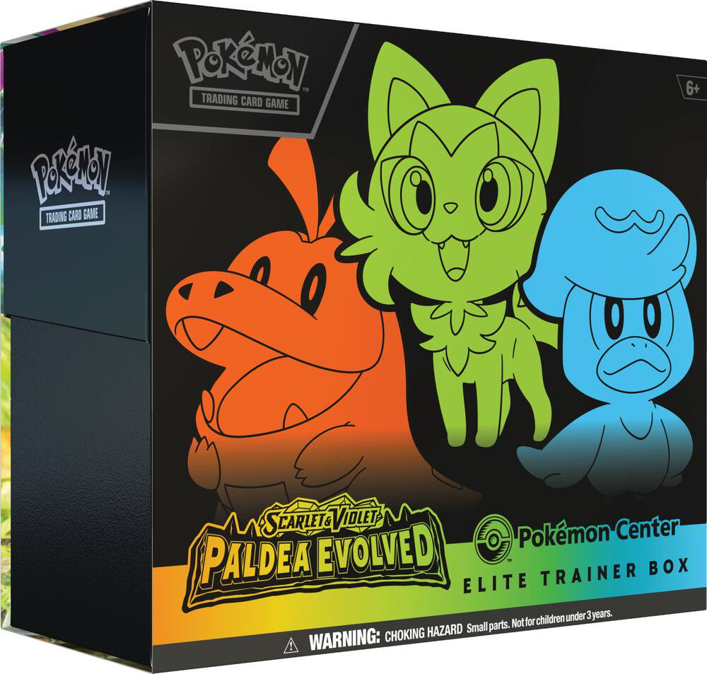 Pokemon TCG Scarlet and Violet Paldea Evolved Pokemon Center Elite Trainer Box