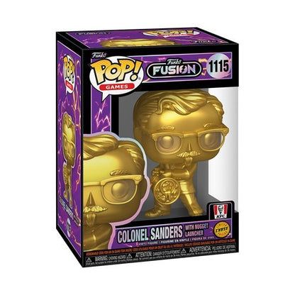 Colonel Sanders with Nugget Launcher #1115 Funko Pop! Games Funko Fusion - Set of 2 (Chase and Common) Collectible Vinyl Figure Bundled with Display Box Protector Case - Estimated Arrival: Oct. 2025 (PRE-SALE)