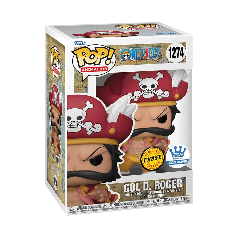 Gol D. Roger #1274 Funko Pop! Animation One Piece - 1 in 6: CHANCE OF CHASE - Collectible Exclusive Vinyl Figure with Window Display Box