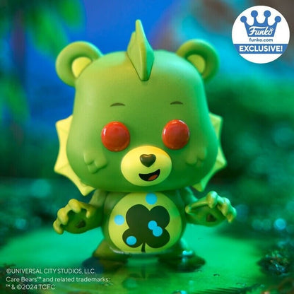 Good Luck Bear as Gill-Man Funko Pop! Movies Care Bears x Monsters - Approx. 4.3" Collectible Limited Edition Vinyl Figure #1650 with Window Display Box