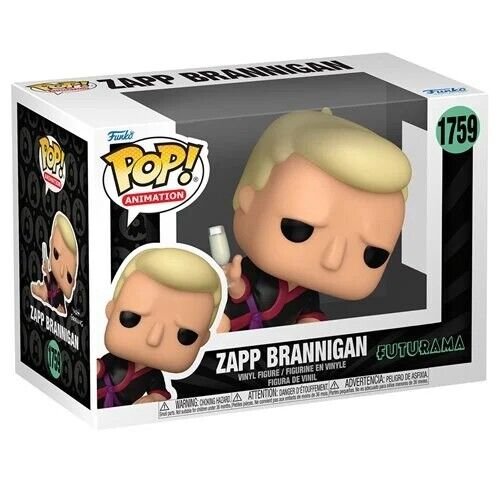 Zapp Brannigan Funko Pop! Animation Futurama - Approx. 2 3/4" Collectible Vinyl Figure #1759 with Window Display Box