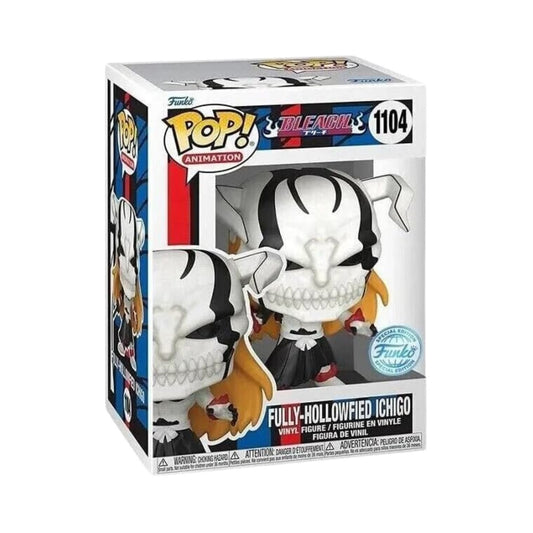 Fully-Hollowfied Ichigo Funko Pop! Animation Bleach - Special Edition Vinyl Figure #1104 with Display Box Protector Case