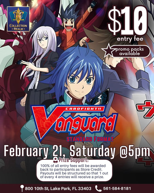 Cardfight!! Vanguard Standard Format Tournament – Feb 21 (Sat) 5:00 PM