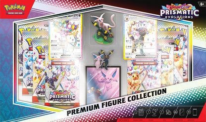 Pokemon TCG Scarlet & Violet Prismatic Evolutions Premium Figure Collection Espeon Umbreon
