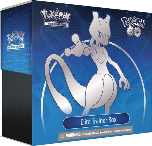 Pokémon TCG: Pokémon GO Elite Trainer Box (ETB) - Mewtwo Promo, Booster Packs & Energy Cards