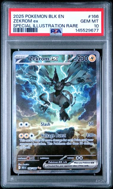 Pokemon Zekrom ex BLK SIR PSA 10 9677