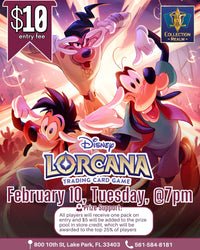 Disney Lorcana Trading Card Game Tournament – Feb 10 (Tue) 7:00 PM