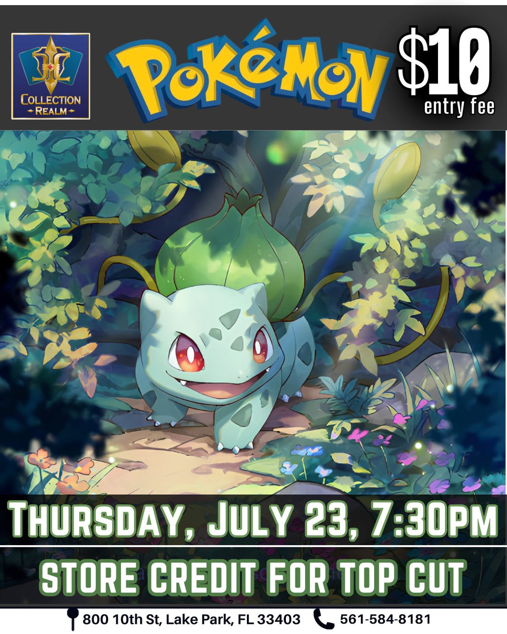 Pokémon TCG Tournament – July 23, 2026 (Thursday 7:30 PM)