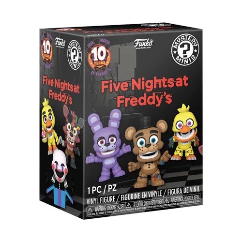 Five Nights at Freddy's Funko Mystery Minis Mini-Figure - Set of 12 Exclusive Characters for Collectors  -  Toys, Action Figure