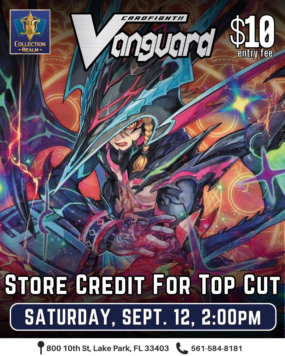 Cardfight!! Vanguard TCG Tournament – September 12, 2026 (Saturday 2:00 PM)