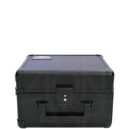 Zion Cases Slab Case 2 Row Carbon Fiber Black, Holds Up to 60 Slabs, High-Grade Foam Storage Case with Carbon Fiber Overlay, TSA-Approved Locks for Collectibles, Trading Cards and Travel (PRE-ORDER)