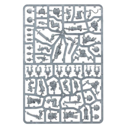 Warhammer 40,000 World Eaters Khorne Berzerkers – 10 Chaos Infantry Miniatures with Chain Weapons, Customisable Plastic Figures for Warhammer 40K