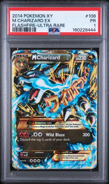 Pokemon M Charizard EX XY UR PSA 1 8444