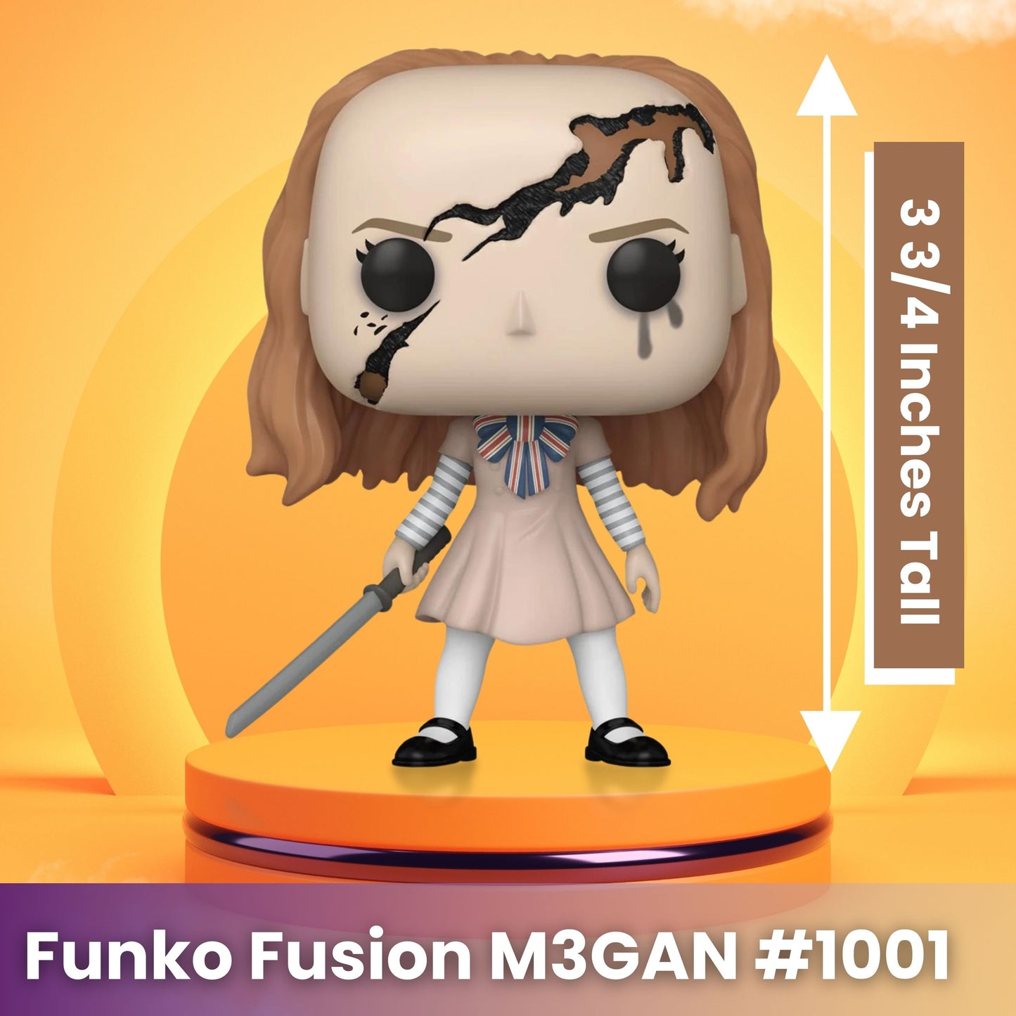 M3GAN Funko Pop! Games Funko Fusion - Legendary Bassist Collectible Vinyl Figure #1001 with Display Box Protector Case