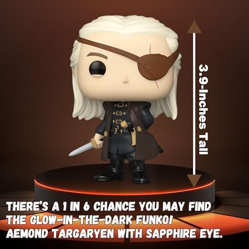 Aemond Targaryen Funko Pop! House of The Dragon - Approx. 3.9" Vinyl Figure # 13 with Display Box Protector Case