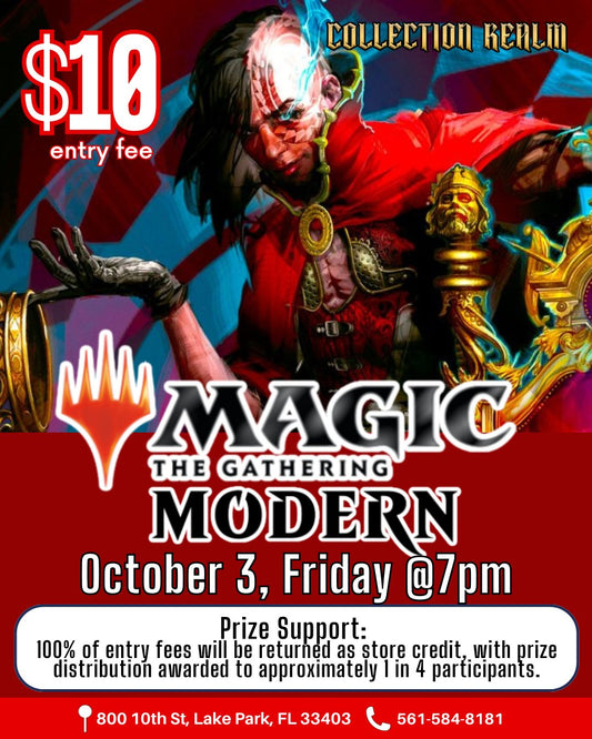 Magic: The Gathering Modern Tournament – Friday, October 3, 2025 at 7:00 PM