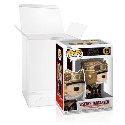 Viserys Targaryen with Mask Funko Pop! Game of Thrones House of the Dragon Day of the Dragon - Vinyl Figure #15  with Display Box Protector Case