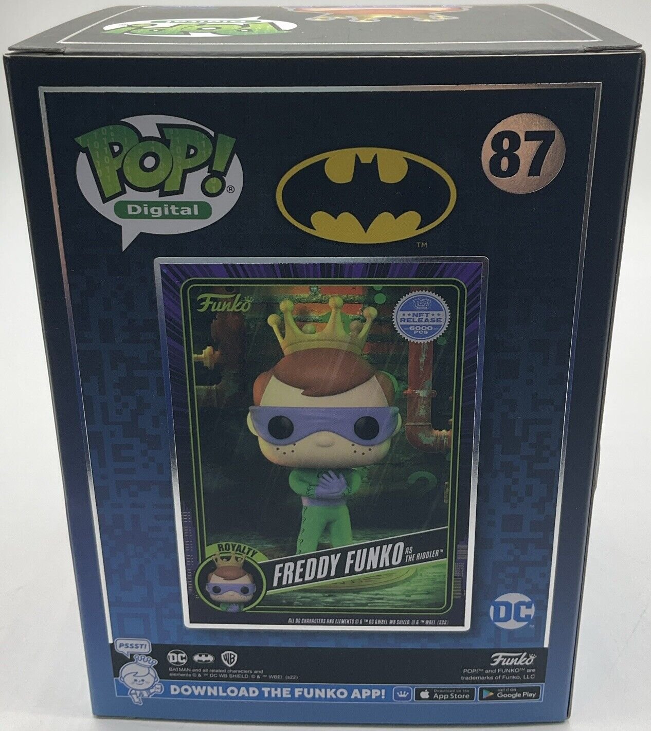 Funko Pop! Vinyl: DC Universe - Freddy Funko as the Riddler #87 (Digital Pop!)